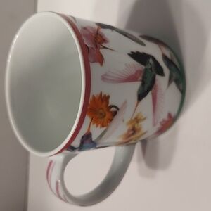This is a Paul Cardew Design "Hummingbirds" porcelain tea/coffee mug 2009